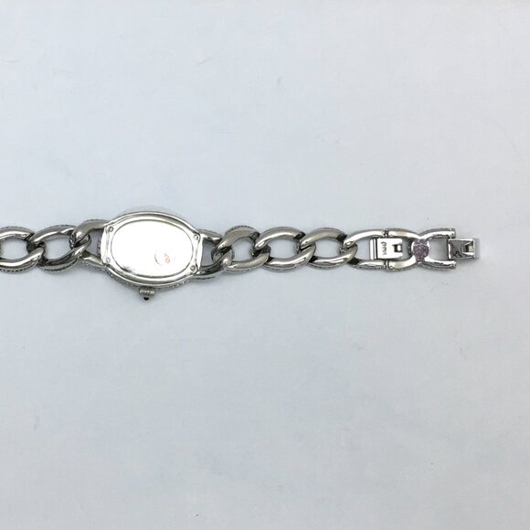 Vintage Ecclissi Watch Sterling Silver Quartz Chain Link Works - Picture 5 of 8